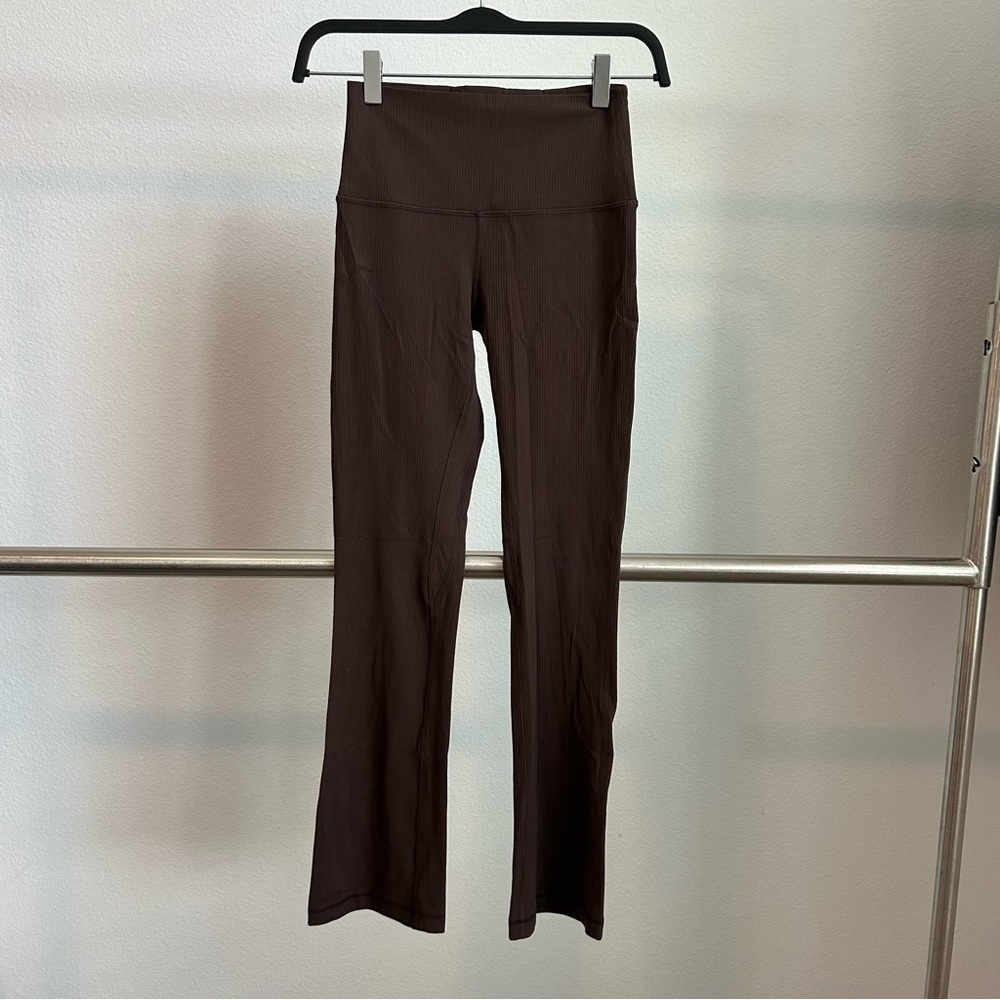 [SOLD] Lululemon Align Ribbed Mini Flare Extra Short 4